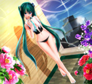 【今日のミクお姉さん】美脚美人のミクお姉さんと…♡