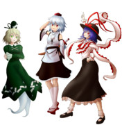 第10回東方ニコ童祭OP動画で描いた立ち絵