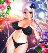 【朝ビキニ：海風編】ぱふぱふ致しましょう…♡