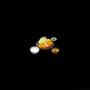 【ドット絵】とんかつ定食