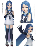 【MMDモデル配布】ＳＳＲ式五月雨改ver1.00