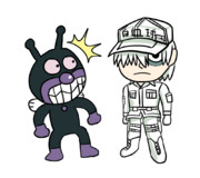 バイキンマン ニコニコ静画 イラスト