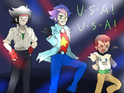 ファイター達が踊ってくれるようです