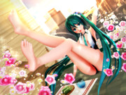 【今日のミクお姉さん】美脚を上げちゃうの…♡