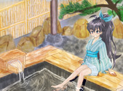 響と温泉に行きたい