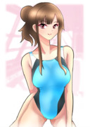 水本ゆかり×競泳水着