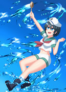 水流 ニコニコ静画 イラスト