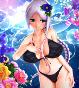 【朝ビキニ：海風編】ぱいちち欲しいでしょ…♡