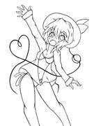 【東方】 こいし 【線画】