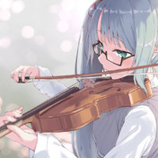 車とバイオリンをひく女 ニコニコ静画 イラスト