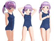 嫌な顔されながらもちひよたんにスク水姿見せてもらいたい