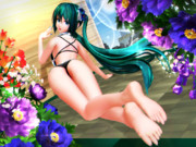 【今日のミクお姉さん】おしりおみあし…♡