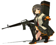 M16a1 ドールズフロントライン ニコニコ静画 イラスト