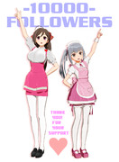 夏休みは無いけどpixivフォロワー一万人達成した記念...orz