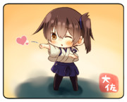 投げキッス ニコニコ静画 イラスト