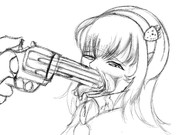 JGNの銃を愛撫するICG姉貴(下書き）