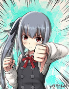 サムズダウン ニコニコ静画 イラスト