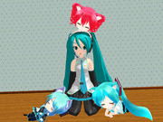 【MMD】身動き取れない・・・