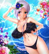 【朝ビキニ：海風編】ステキなぱふぱふ…♡