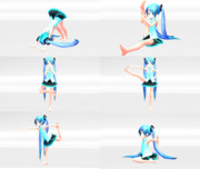 へきちんでよつばと！のヨガポーズ