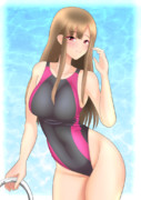 水本ゆかり×競泳水着