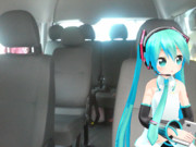 Kemika Miku Sitting Van From Waiting People