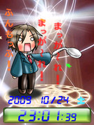 ◆古泉一樹（はちゅねバージョン）待受Flash時計