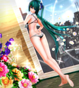 【今日のミクお姉さん】美しい美脚♡