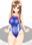 水本ゆかり×競泳水着