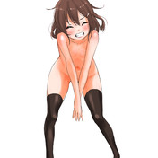 裸ニーソ ニコニコ静画 イラスト