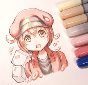 赤血球 はたらく細胞 ニコニコ静画 イラスト