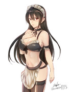 水着メイド服長門