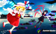 Flandre Suke And Nue Position With Giant Ships