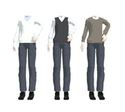 セーター男性用【MMD着せ替え用衣装】