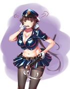 ミニスカポリス ニコニコ静画 イラスト
