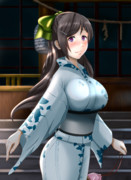 浴衣の間宮さん