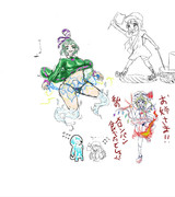 絵チャで描きました