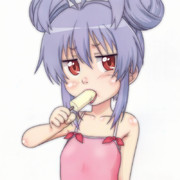 アイスキャンディー冷たくて美味しいのん