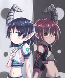 双子ツノっ子！