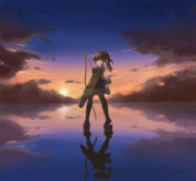 夕方 ニコニコ静画 イラスト