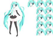 【初音ミク生誕祭2018】初音ミクV4X　立ち絵