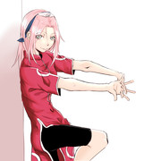 春野サクラ ニコニコ静画 イラスト