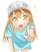 怒っている血小板ちゃん