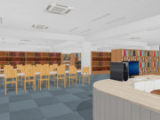 【MMDステージ配布あり】学校図書室