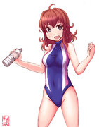 わんどろ競泳水着の嵐