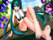 【今日のミクお姉さん】おみあし ステキ…♡