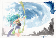 台風 ニコニコ静画 イラスト