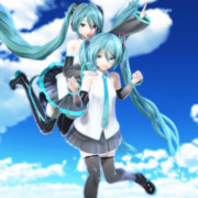 つみ式初音ミクのv1.1ちゃんとv2.1ちゃん