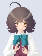 岸波の髪型が気になる朝【艦これ】