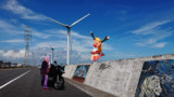 MMDを実写になじませるための練習５　「茨城県鹿嶋市　鹿島灘シーサイドロードの風力発電機」